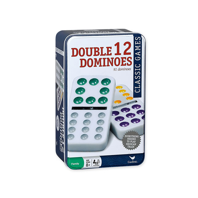 double 12 dominoes mexican train set