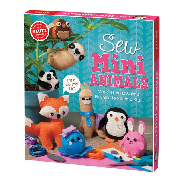 klutz sew mini animals toy