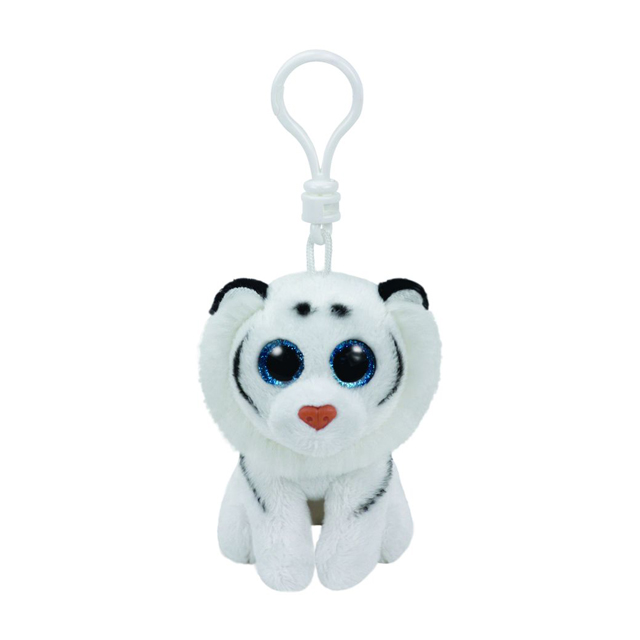 Ty Beanie Babies Clip-On Tundra The White Tiger