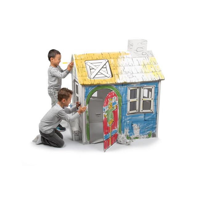 discovery kids cardboard house