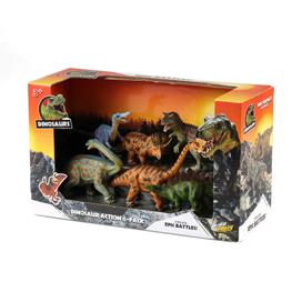 kid galaxy poseable dinosaur action 6 pack