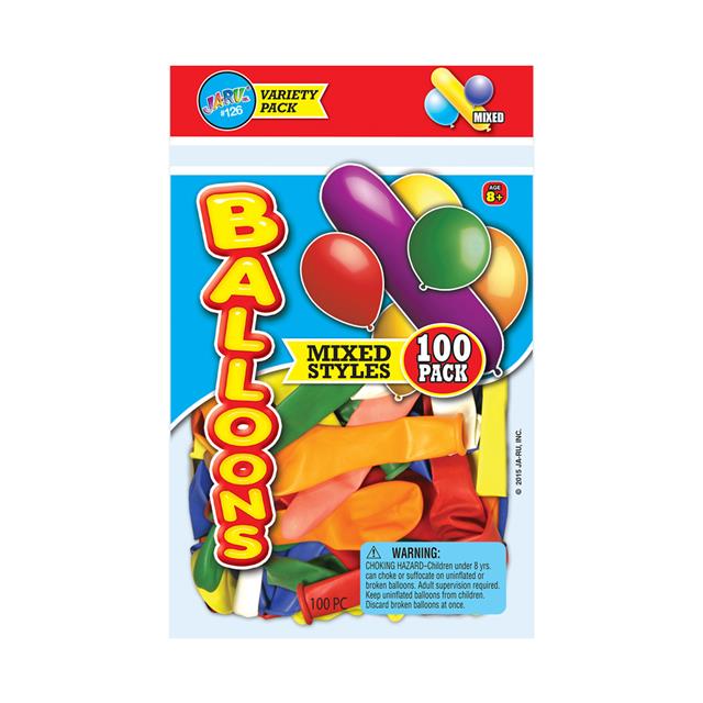 100 Mixed Balloons