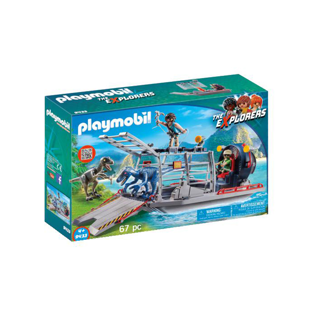 playmobil boat with cage