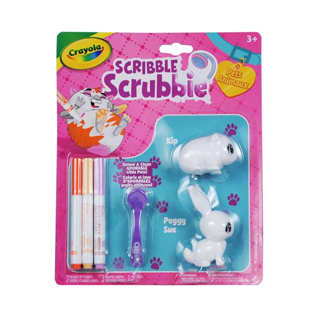 Crayola Scribble Scrubbie Pets 2 Pack - Rabbit & Hamster