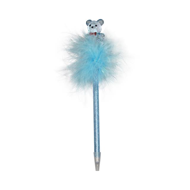 Glitter Teddy Bear Pen