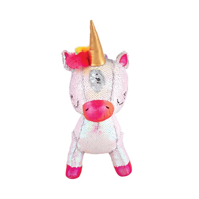 sequin unicorn plush