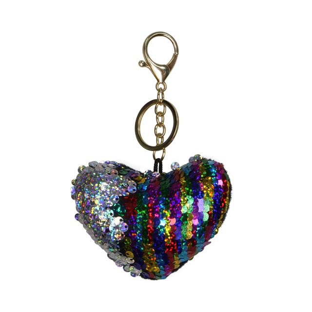 Sequin Shapes Keychain