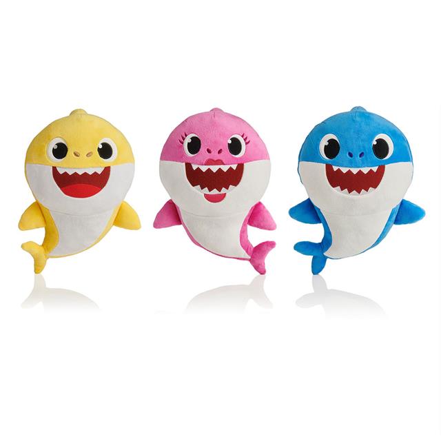plush singing baby shark toy