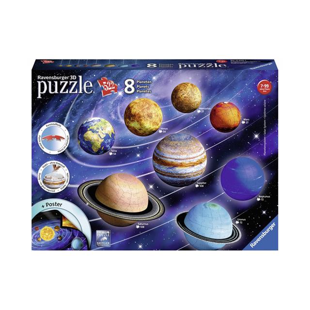 Ravensburger Solar System Set 522pc 3D Puzzle