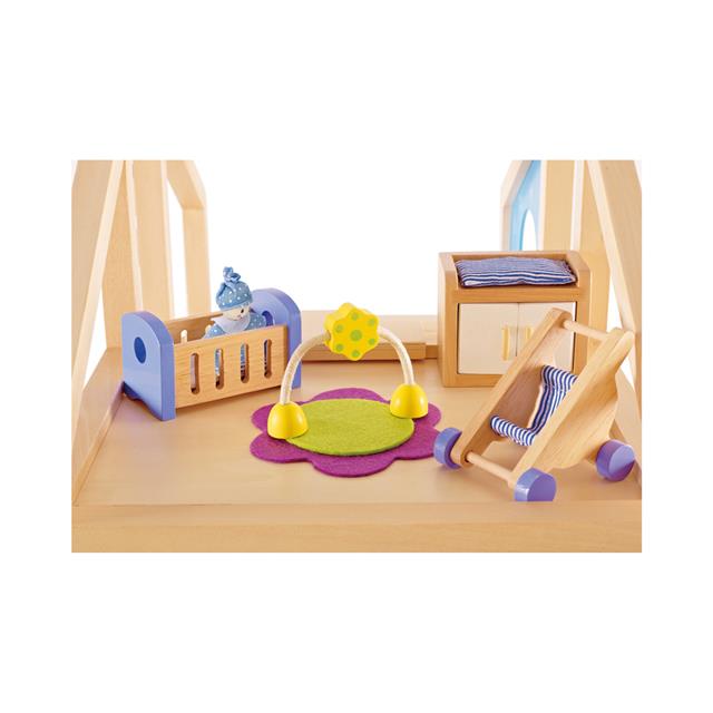 hape doll cradle