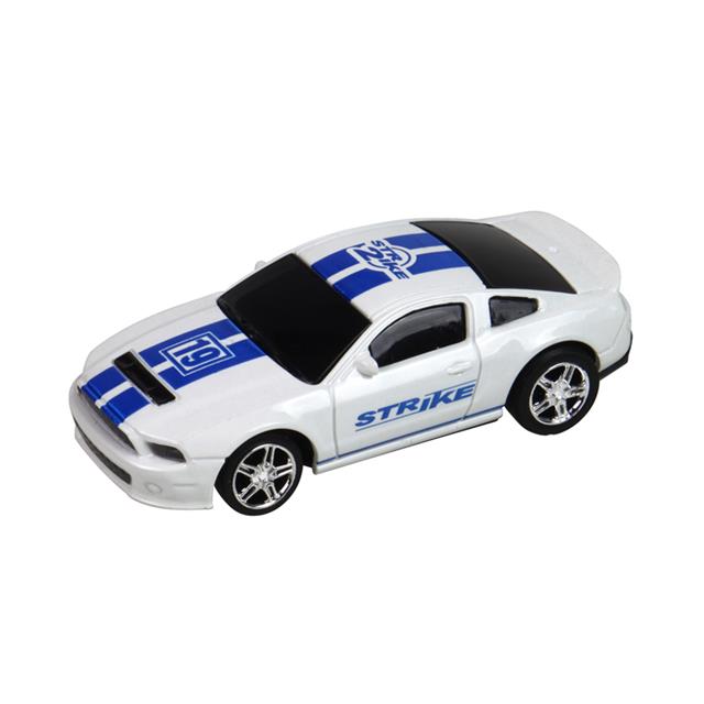 blue race car toy