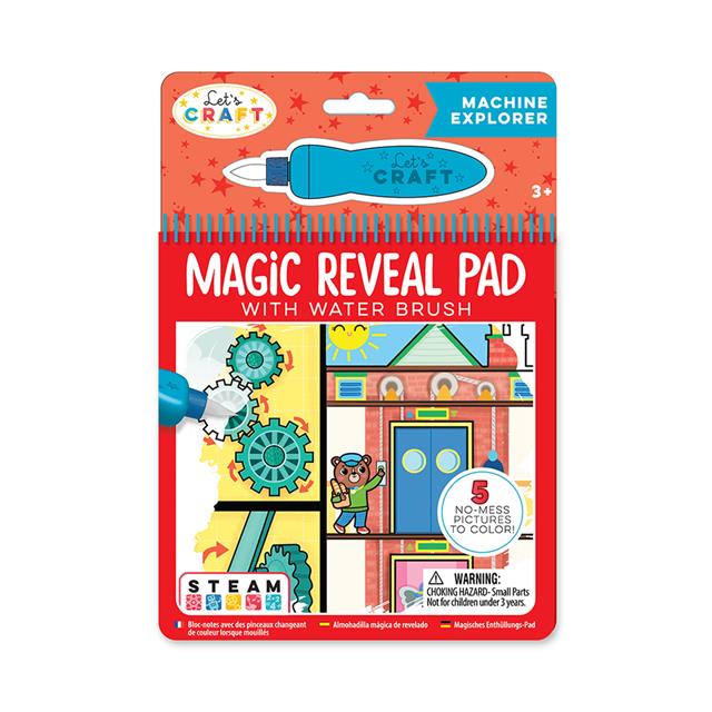 Let's Craft STEAM Magic Reveal Pad with Water Brush