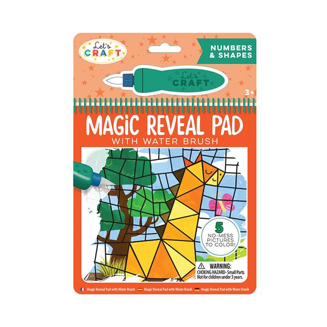 Let's Craft STEAM Magic Reveal Pad with Water Brush