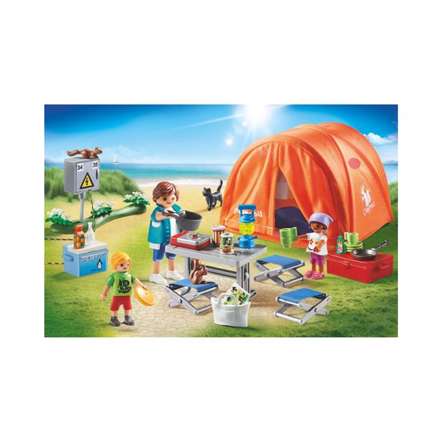 playmobil family camping trip