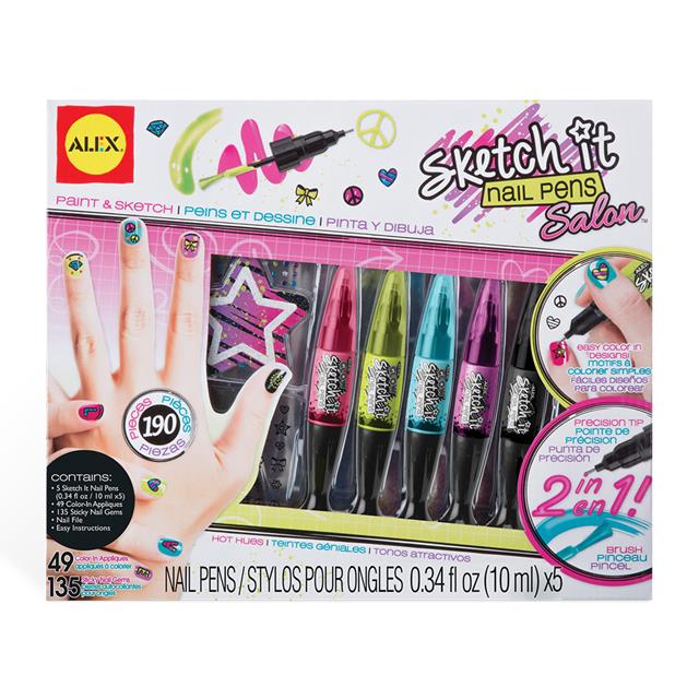 Alex Sketch It Nail Pen Salon Kit