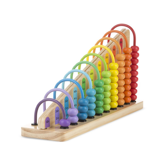 Melissa And Doug Add And Subtract Wooden Abacus