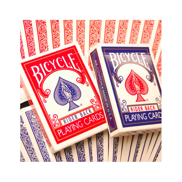 bicycle poker size standard index playing cards