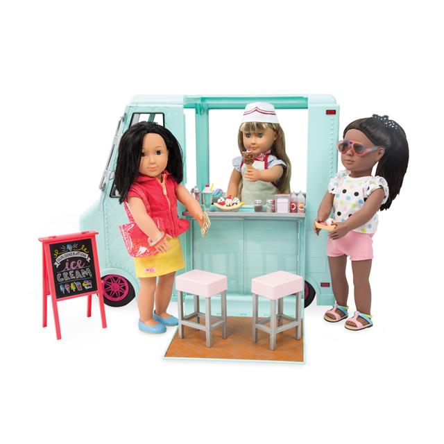 our generation dolls sweet stop ice cream truck