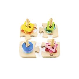 hape creative toddler wooden peg puzzle