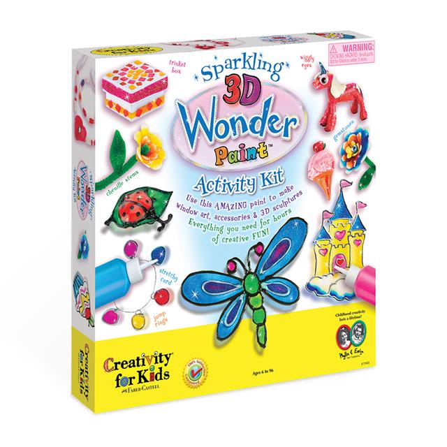 Creativity for Kids Sparkling 3-D Wonder Paint Activity Kit