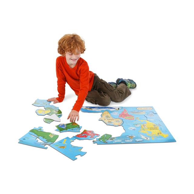 Melissa Doug World Map Extra Large Floor Puzzle