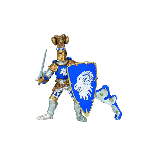 Papo Blue Ram Knight Figure