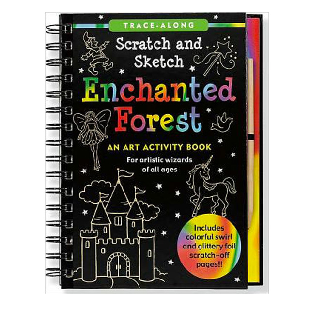 Enchanted Forest Scratch and Sketch Activity Book